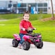 image 2 of HOMCOM 6V Kids Electric Ride on Car Toddlers Quad Bike All Terrain Vehicle Toy With Music for 18-36 months Pink