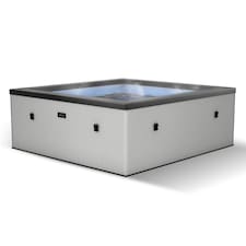 Wave Garda 4 Person Eco Foam Hot Tub, Graphite Grey
