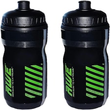 AWE 2 x 550ml Bike/Sports 100% BPA Free,Plastic Water Bottles with Measurement Gauge