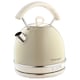 image 2 of Ariete ARPK16 Vintage Retro Dome Kettle, Toaster & Espresso Coffee Machine Set, Cream