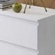 image 4 of FWStyle Carlton 6 Drawer Wide 3+3 Chest Of Drawers - Matt White