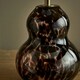 image 8 of Maura Brown Tortoise Glass Table Lamp Brown