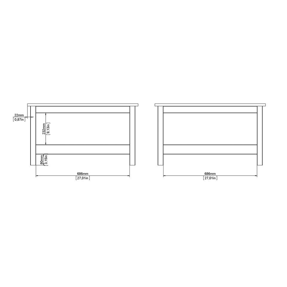 image 1 of Barcelona Coffee Table in White