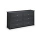 image 1 of Clean Anthracite 6 Drawer Chest