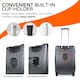 image 2 of Lightweight Hard Shell Check-In Suitcase with Cupholder | Large Size Luggage
