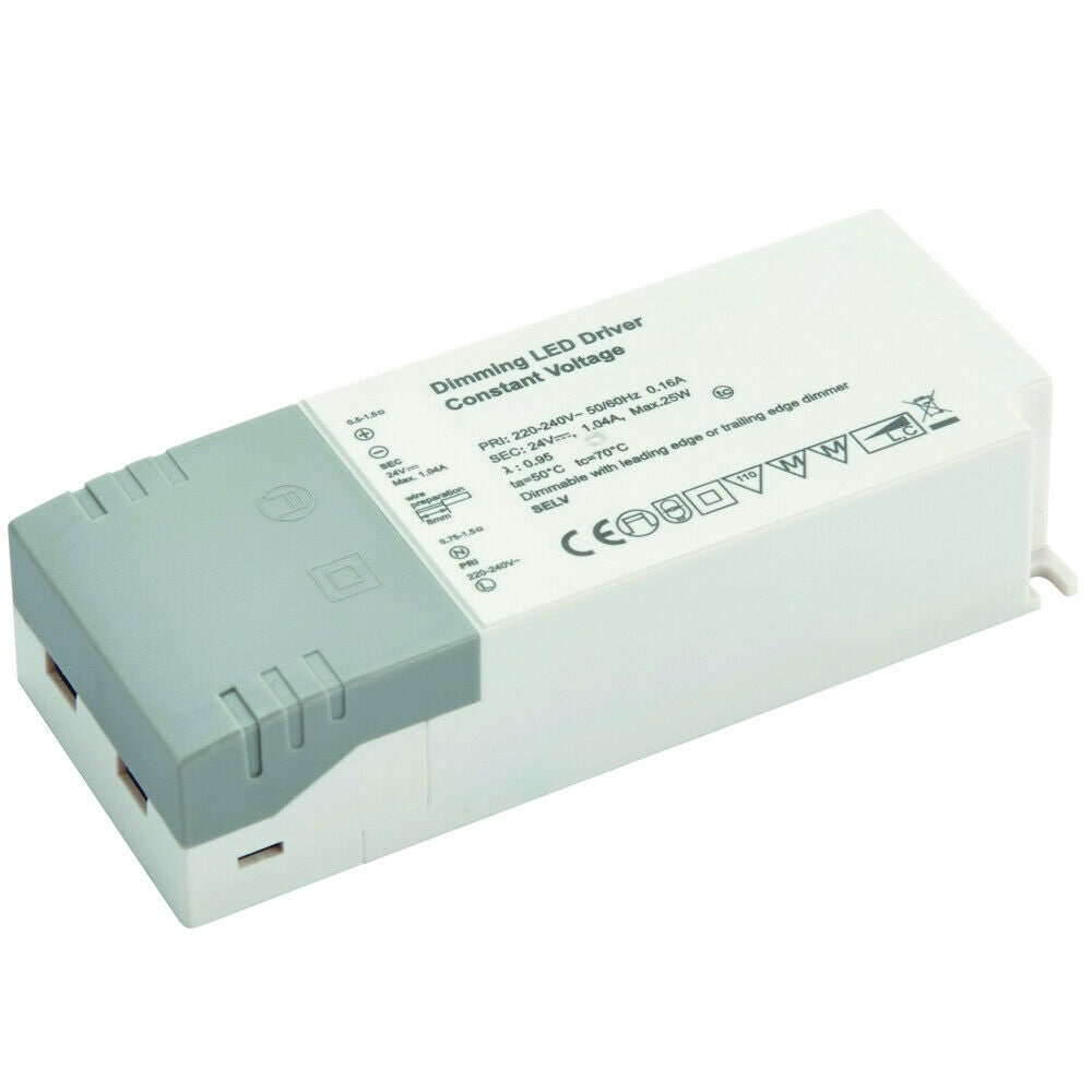 Loops 24V DC 25W Dimmable LED Driver / Transformer Low Voltage Light Power Converter
