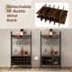 image 6 of COSTWAY Industrial Detachable Wine Bar Storage Wine Bar