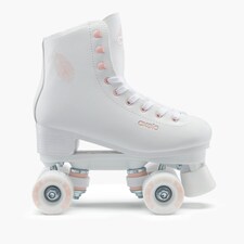 Decathlon White Roller Skates - 4-Wheel Skates 100 Series