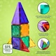 image 5 of Science Kidz 52 Piece Magnetic Tiles Set