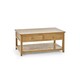 image 2 of Classic Coffee Table with 2 Drawers Brown