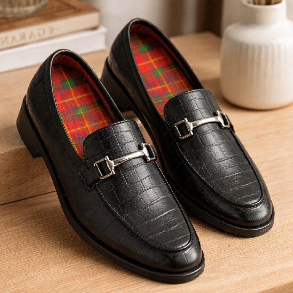 image 1 of BIRCH Mens Tartan Foam Insoles - Cushioning Shoe Inserts
