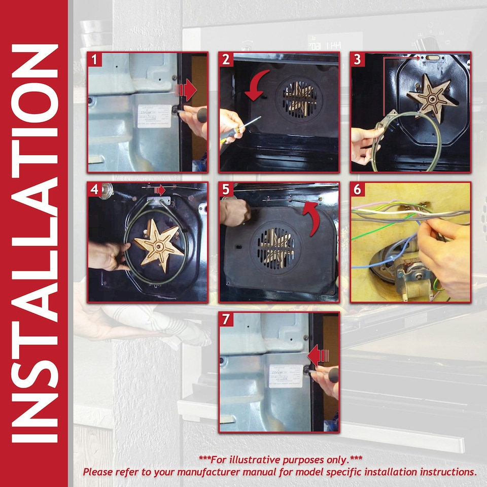 image 1 of SPARES2GO Heating Element for Bosch for Neff for Siemens Fan Oven Cooker (2 Turn, 2100W, 230V)