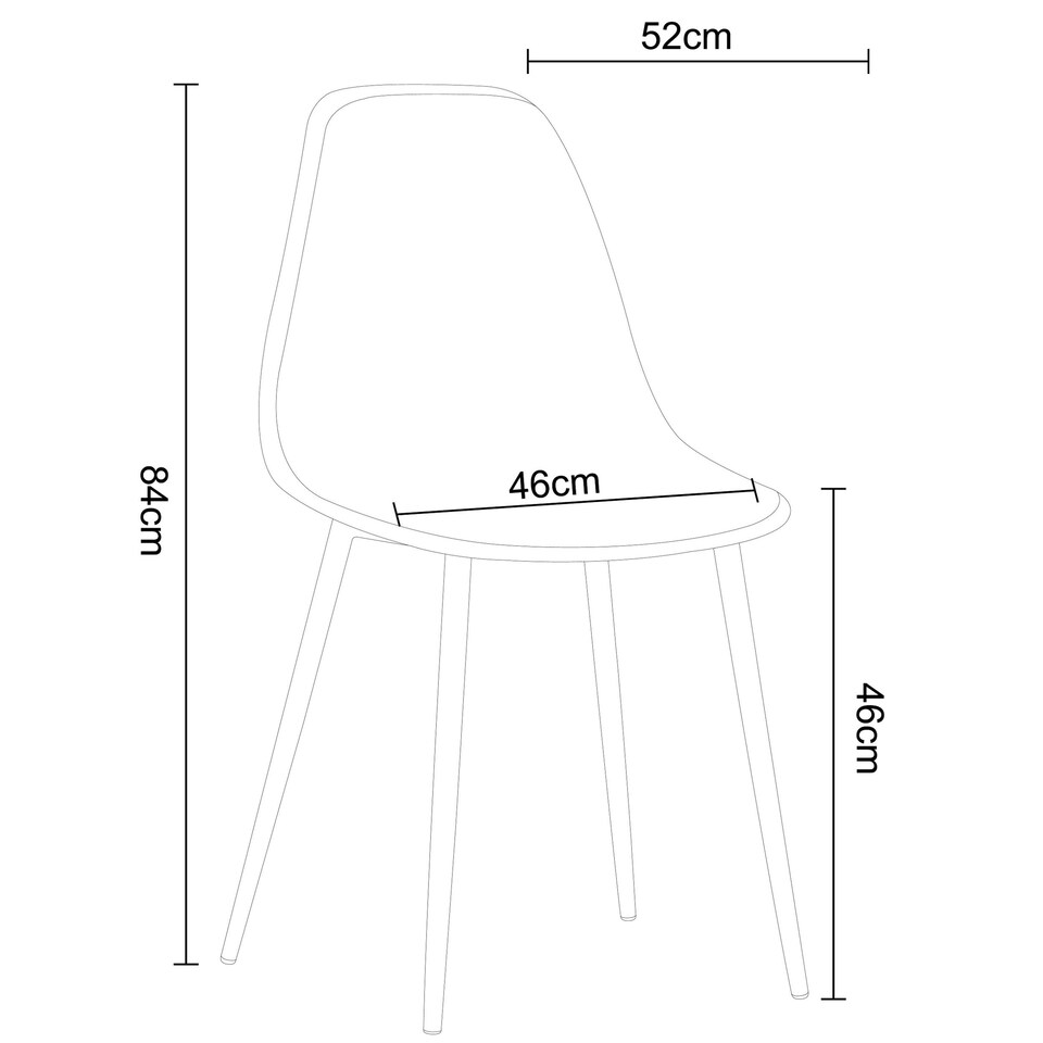 image 1 of Aspen Grey Oak Effect 80cm Square Dining Table with 2 Moulded Curve Design Chairs - Compact Kitchen and Dining Set | Grey | Grey Oak Effect | One Size | 1