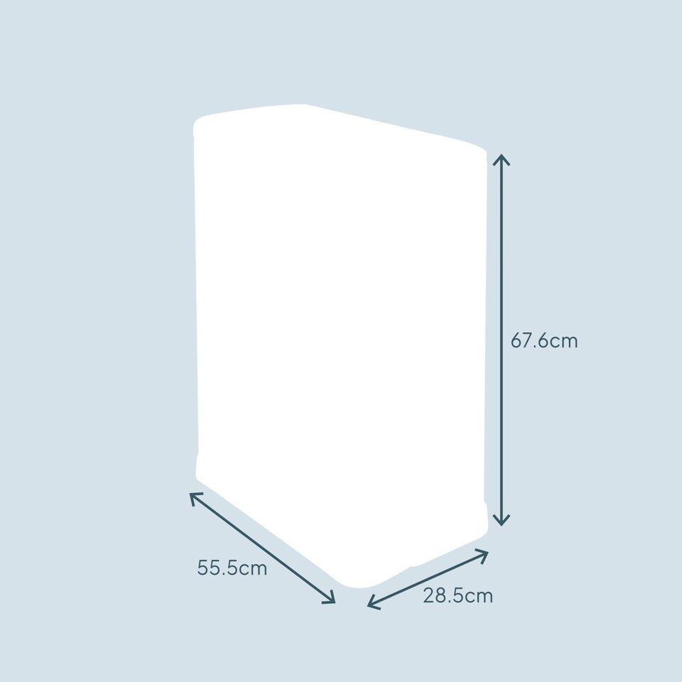 image 1 of Cooks Professional Slimline Dual Recycle Pedal Bin 50L - 2 Compartments & Soft Close Lid | Silver
