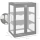 image 3 of Outsunny 3-tier Wood Greenhouse Plant Storage Shelf Garden Cold Frame Grow House