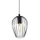 image 4 of EGLO Newtown Vintage Black Caged Steel Single Pendant, 16cm