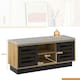 image 2 of COSTWAY Wooden Shoe Bench Shoe Storage Organizer Grey Grey