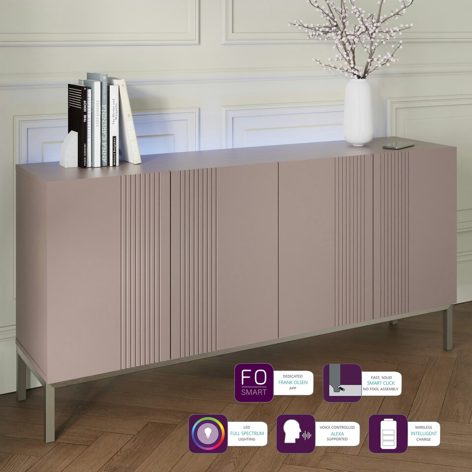 image 1 of Frank Olsen Iona Large Sideboard Pink | Mulberry