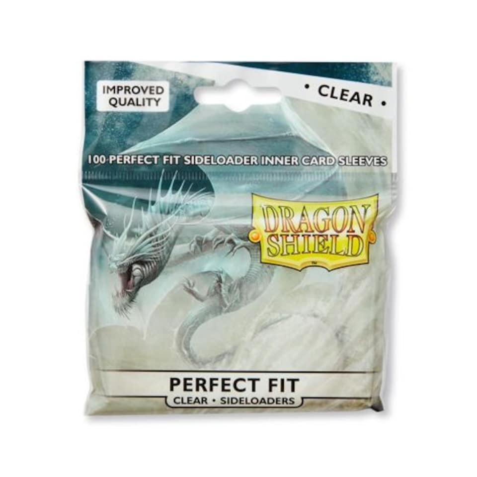 Dragon Shield Perfect Fit Sideloaders - Clear (100 ct. In bag)