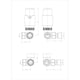 image 3 of Stirling Bold - Anthracite Thermostatic Radiator Valve & Lockshield Corner 10mm