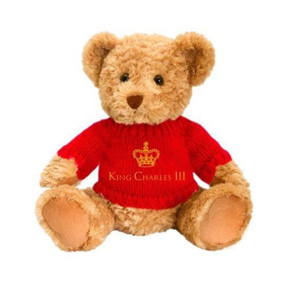 20cm Keeleco Teddy Bear with King Charles III Jumper