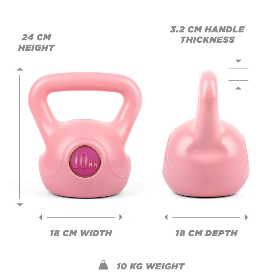image 1 of Phoenix Fitness Pink Kettlebell 10KG