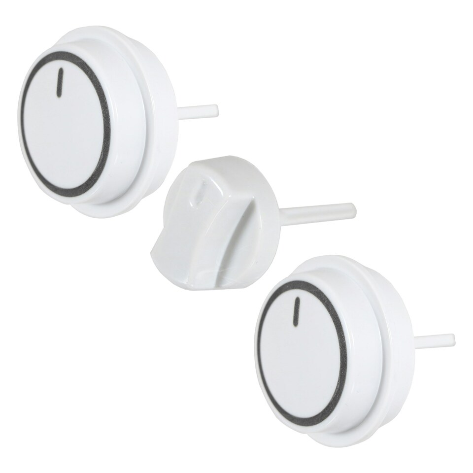 image 1 of SPARES2GO Control Knobs Kit for Vaillant ecoTEC Plus VIH VU VUI VUW Boiler (Pack of 3)