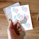 image 2 of He or She Gender Reveal Round Stickers 88mm - Sheet of 6