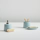 image 3 of Moon Pale Blue 3Pc Bathroom Set