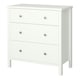 image 3 of Tromso 3 Drawer Chest Off White