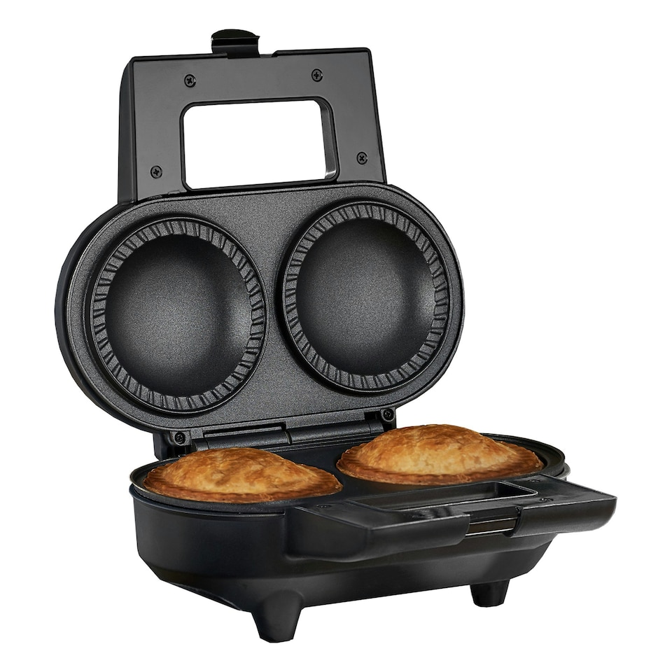 image 1 of Cooks Professional 2 Pie Maker Deep Fill Machine with Handy Cutter Included