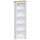 image 1 of Vida Designs Arlington 5 Tier Bookcase Shaker Style Display Storage, White & Oak
