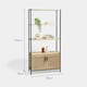 image 5 of Spinningfield Natural Light Wood Effect Rattan Bookstand Brown