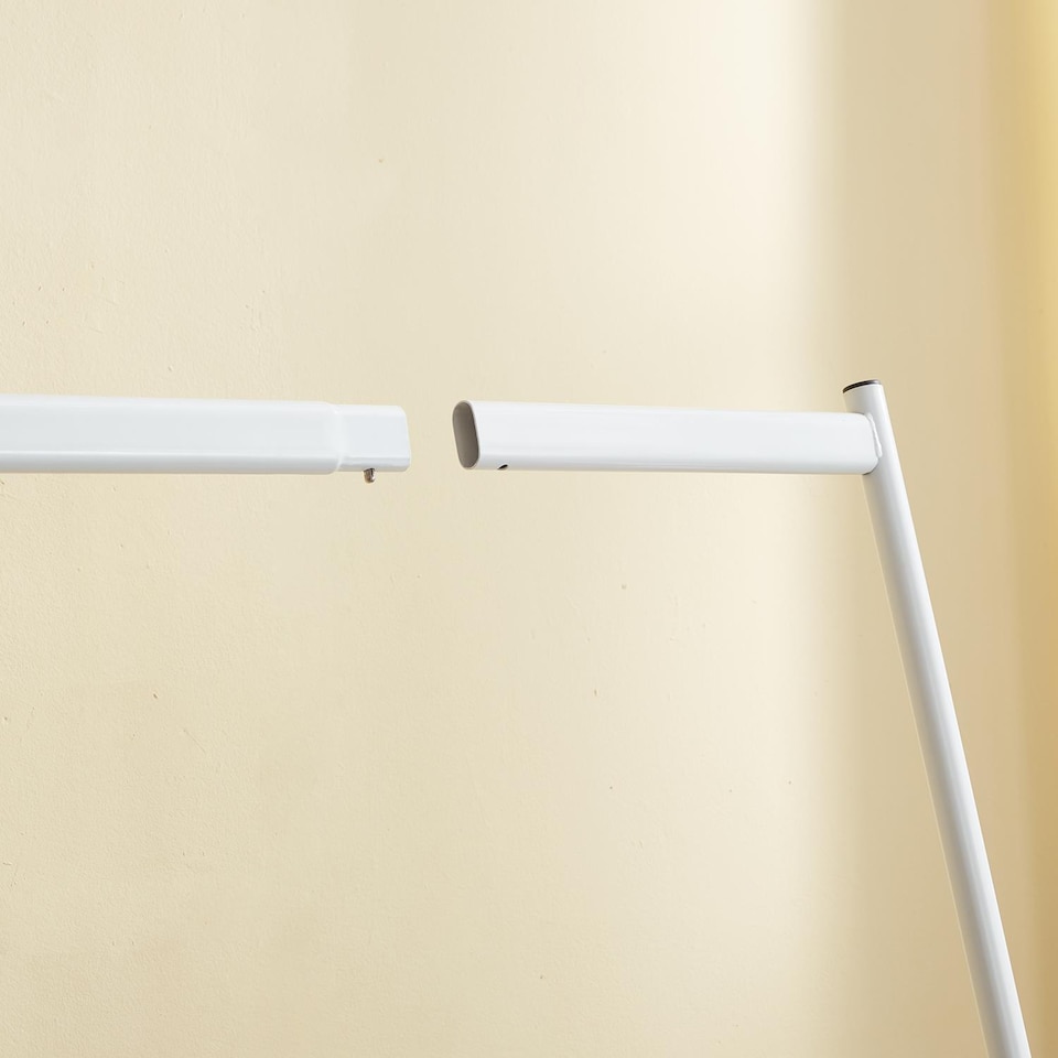 image 1 of 6ft White Heavy Duty Clothes Rail Metal Garment Rack for Hanging Clothing