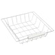 image 8 of HOMCOM Rolling Kitchen Island Trolley, Serving Cart w/ Drawer, Basket White