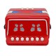 image 2 of Oypla 7 Keys 2 Bass Children's Red Toy Accordion Musical Instrument
