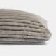 image 5 of OHS Ribbed Faux Fur Bolster Pillow Soft Maternity Support Cushion | Grey | One Size