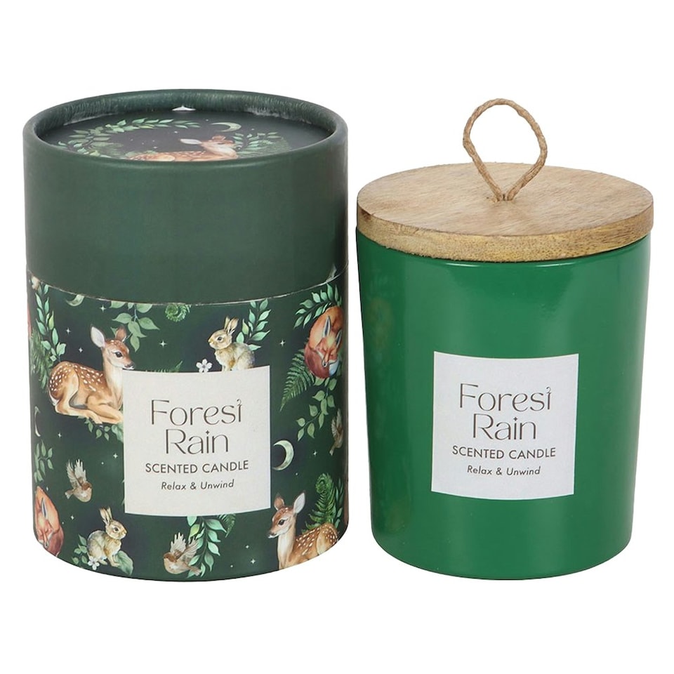 Something Different Forest Rain Scented Candle - Green - One Size