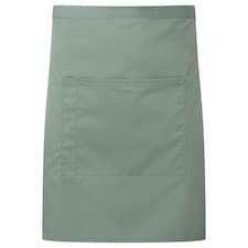 Premier Colours Front Pocket Waist Apron - Sage - One Size | Green