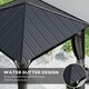 image 2 of Outsunny 3 x 3(m) Hardtop Gazebo with Galvanised Steel Roof and Sides