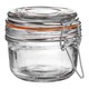 image 4 of Argon Tableware 6x Glass Storage Jar & Labels Set - 125ml - 4 Colour Seals Airtight Kitchen Storage Container Preserving Jar