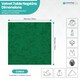 image 2 of Square Crushed Velvet Napkins, Cloth with Hemmed Edges Napkins - 20 Inch