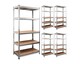 image 1 of Garage Shelving 90cm Wide & 180cm High Heavy Duty 5 Tier Multipurpose Metal Racking Unit  / Warehouse Shelving Storage