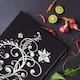 image 2 of GEEZY Glass Chopping Boards Set of 2 Floral Design Heat Resistant Worktop Protectors