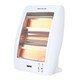 image 1 of GEEPAS Quartz Halogen Heater | 2 Heat Settings 400W/800W, White