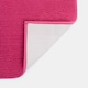 image 6 of OHS Soft Microfibre Non-Slip Absorbent Noodle Chenille Bath Runner Mat Pink | Bright Pink | 45 x 75cm