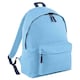 image 1 of Bagbase Original Plain Backpack - Sky Blue/French Navy - One Size