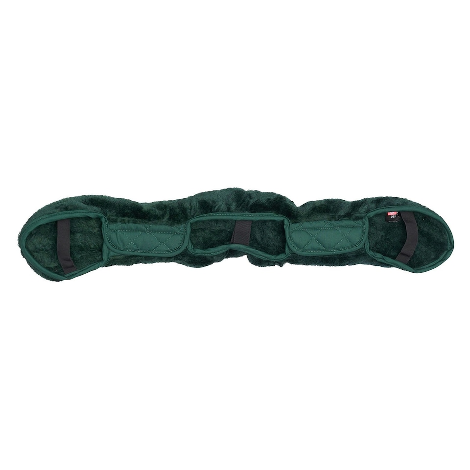 Imperial Riding IRHGo Star Faux Fur Horse Girth - Forest Green - 55cm