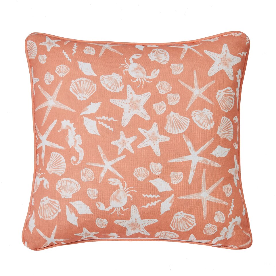 image 1 of Fusion Lobster Outdoor Cushion Cover Orange