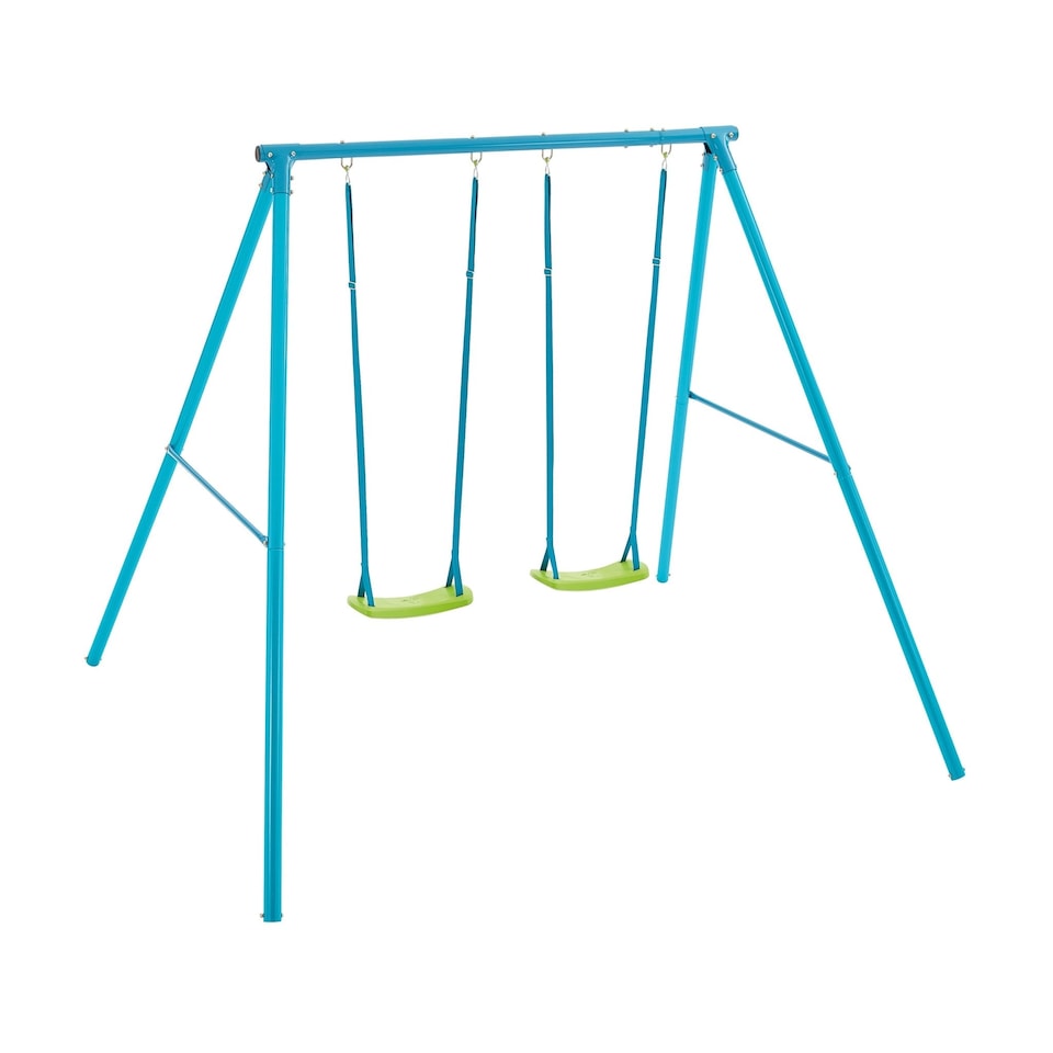 image 1 of TP Deluxe Double Metal Swing Set